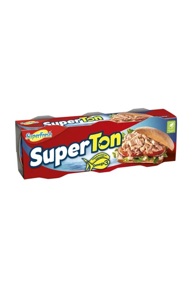 SuperFresh SUPERTON Ton Balığı 75 gr x 3 Adet