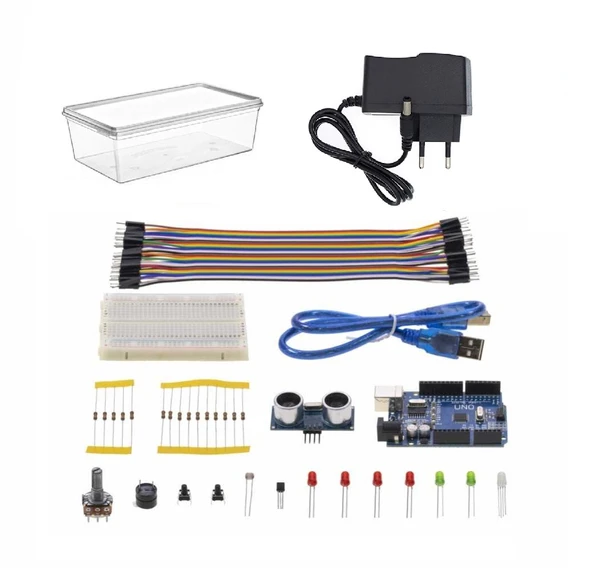 Robotik Kodlama Arduino Uno Başlangıç Seti Adaptörlü - 3