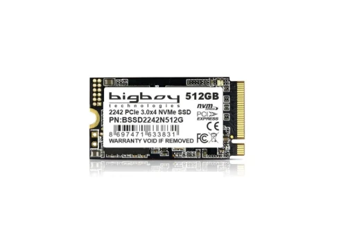 Bigboy BSSD2242N512G 512 GB 2500-1800MB/S 22X42 Pcıe M.2 Nvme SSD Harddisk - 4