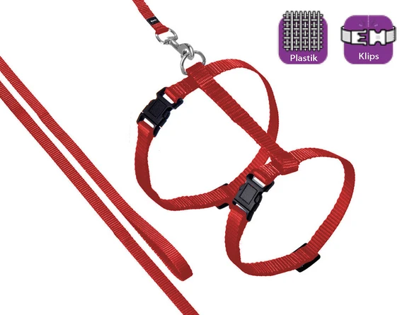 Karlıe Göğüs Tasma+uzatma 110 Cm Kırmızı ürün görseli