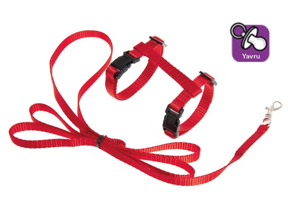 Karlıe Tasma+uzatma 120cm Kırmızı ürün görseli