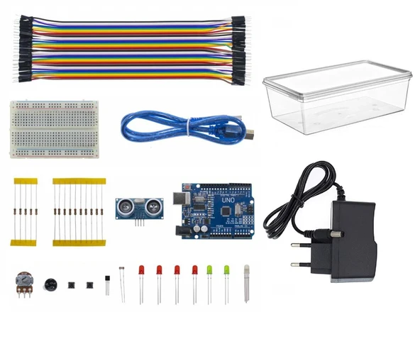 Robotik Kodlama Arduino Uno Başlangıç Seti Adaptörlü - 4