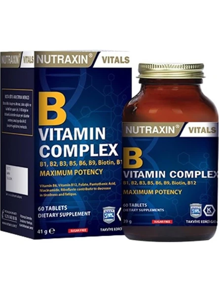 NUTRAXIN B vit Complex 60 kapsül