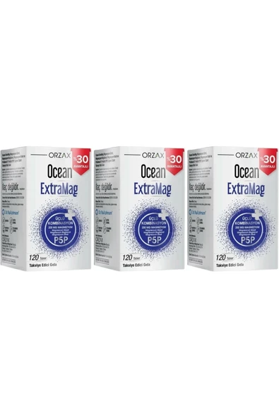 Ocean Extramag 120 Tablet x 3 Adet - Resim 2
