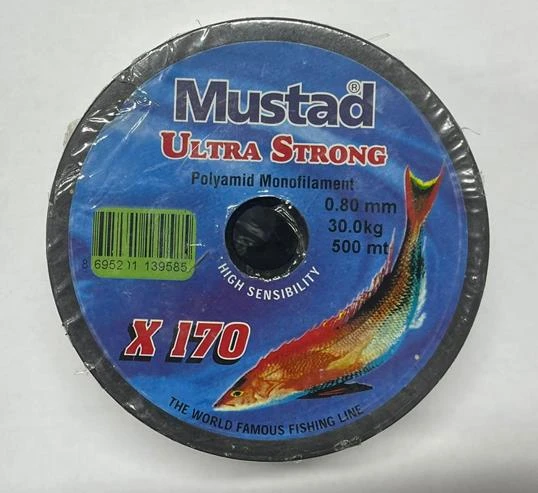 Mustad Ultra Strong 500 Mt 0.80 mm 30 Kg misina