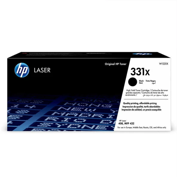 HP 331X-W1331X Orjinal Toner Yüksek Kapasiteli