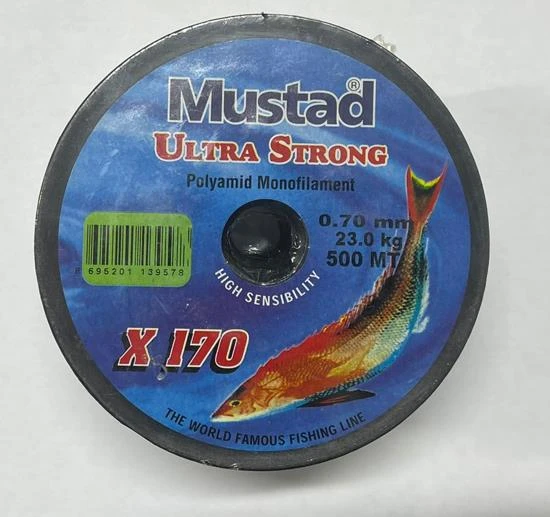 Mustad Ultra Strong 500 Mt 0.70 mm 23 Kg misina