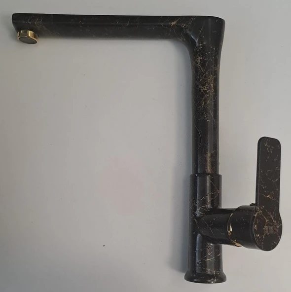 ATLANTE MONDO DÖKÜM EVYE BATARYASI SİYAH - MERMER - Resim 2