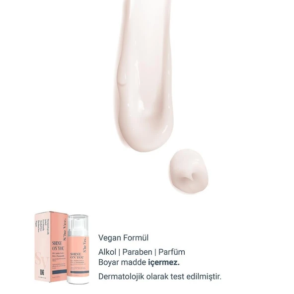 She Vec Shine On You - Bariyer Koruyucu Kalkan Yaşlanma Karşıtı ve Konforlu Cilt Bakım Kremi 30ml - 3