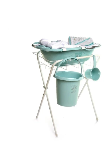 BABYJEM Babyjem Ayaklı Banyo Seti Mavi