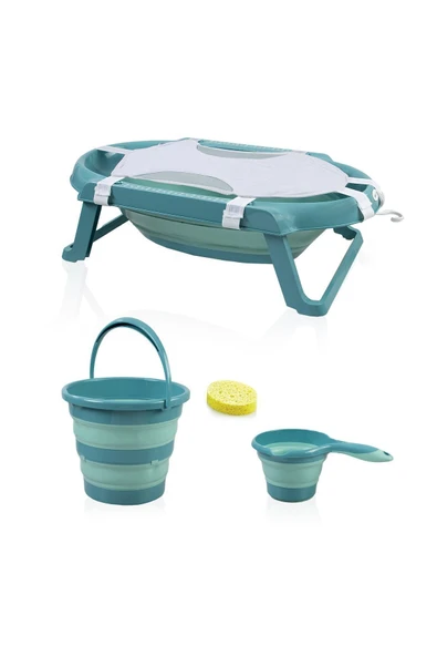 BABYJEM Katlanır Banyo Seti 5'Lİ