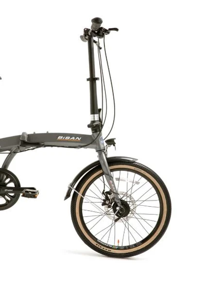 Bisan FX3600 Altus 8 Vites Katlanır Bisiklet Gri Turuncu - 2
