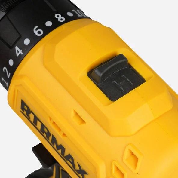 RTS5010 20V Li-ion Çift Akü 2 Ah Şarjlı Matkap - 4
