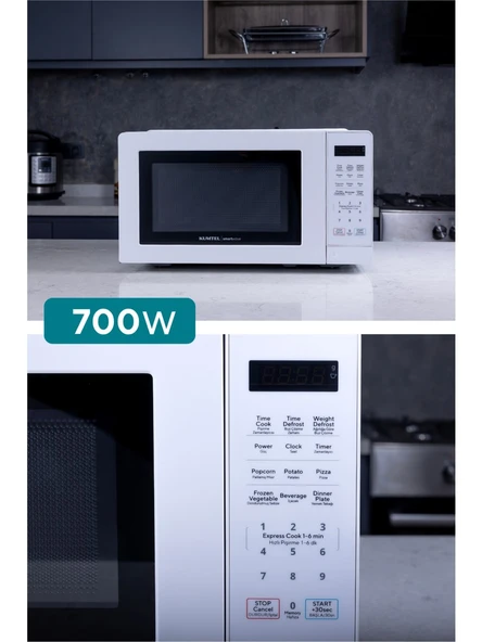 Kumtel Smartwave Dijital Inverter Mikrodalga 20 Litre Beyaz  700 Watt HMIN-01 - 3