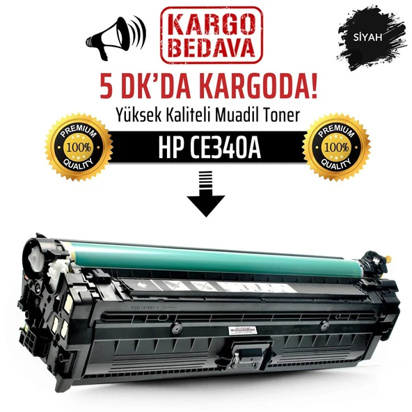 HP CE340A Siyah Muadil Toner /NP/651A/M775/M775f/M775z