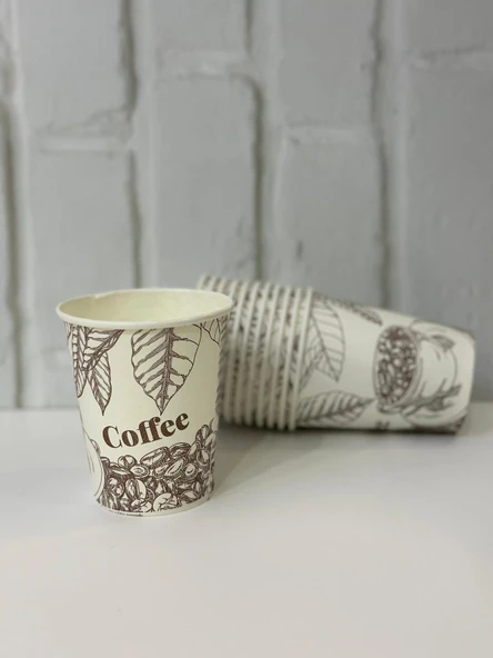 8 OZ KARTON BARDAK KOLİ İÇİ 1000 ADET + 1000 ADET TAHTA KARIŞTIRICI - 2