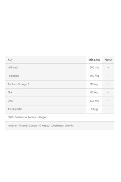 Krill Oil 500 Mg Omega 3 30 Softjel Kapsül - 2