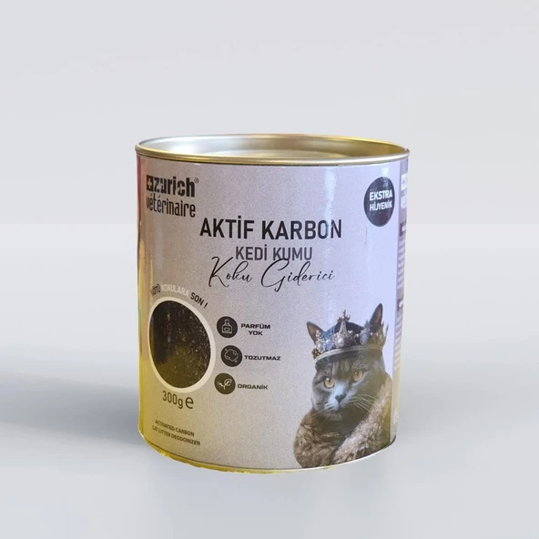 Zurich Veterinaire Aktif Karbon Kedi Kumu Koku Giderici 300 gr