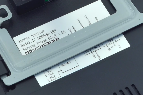 Dijital 8" İç Mekan Monitörü TC-5000MH-18F - 3