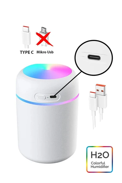 Hersepete Şarjlı H2O Lovely Humidifier Ortam Dezenfeksiyon Ve Şık Buhar Makinesi - 2