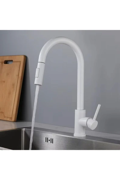 Smart Dokunmaik Mutfak Evye Bataryası Siyah Renk Spiralli Fiskiyeli Yeni Ithal 7 Yıl Garantili - Resim 3