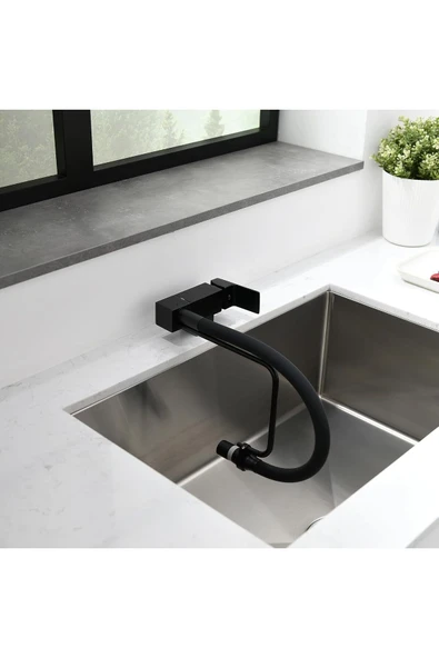 Mutfak Pencere Önü Katlanır Evye Bataryası Spiralli ve Fiskiyeli Yeni 7 Yıl Garantili Ithal - Resim 5