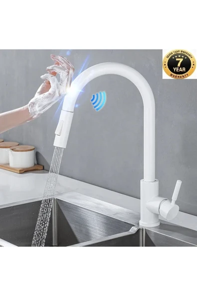 Smart Dokunmaik Mutfak Evye Bataryası Siyah Renk Spiralli Fiskiyeli Yeni Ithal 7 Yıl Garantili ürün görseli