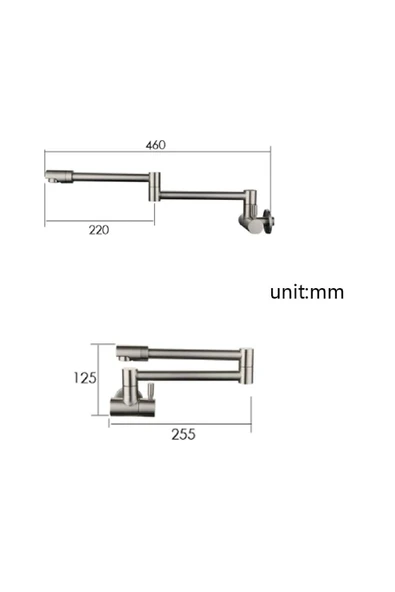 Mutfak Ocak Üstü Musluk Pot Yeni Model Yeni Model Ithal 7 Yıl Garantili - Resim 7