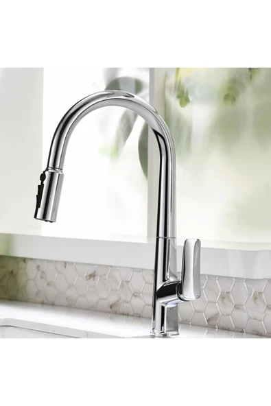 Mutfak Evye Bataryası Su Arıtma Çıkışlı 2025 Yeni Model Spiralli Ve Fiskiyeli 7 Yıl Garanti Ithal - Resim 2