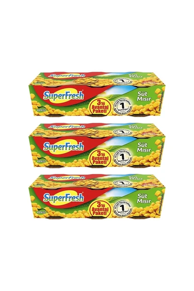 SüperFresh Mısır 200 gr x 9 Adet