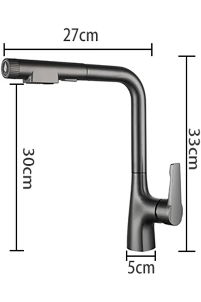 Mutfak Evye Bataryası Su Arıtma Çıkışlı 2025 Yeni Model Spiralli Ve Fiskiyeli 7 Yıl Garanti Ithal - Resim 4