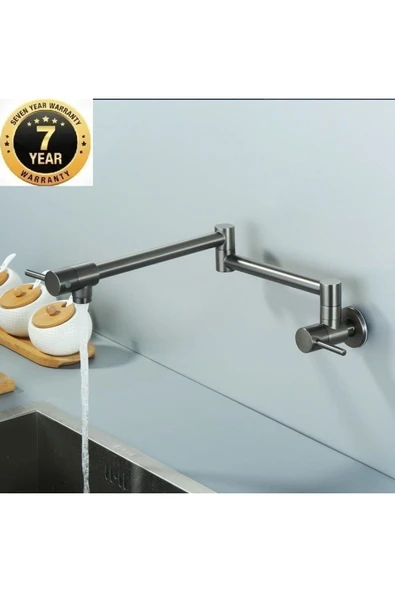 Mutfak Ocak Üstü Musluk Pot Yeni Model Yeni Model Ithal 7 Yıl Garantili - Resim 2