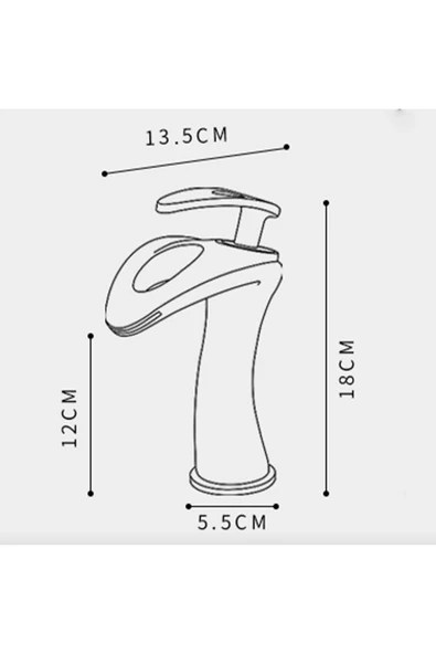 Banyo Lavabo Bataryası Beyaz Renk Yeni Model Şelale  7 Yıl Garantili Ithal - Resim 5