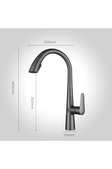 Mutfak Evye Bataryası Smart Dokunmatik Spiralli Fiskiyeli 7 Yıl Garantili İthal - Resim 7