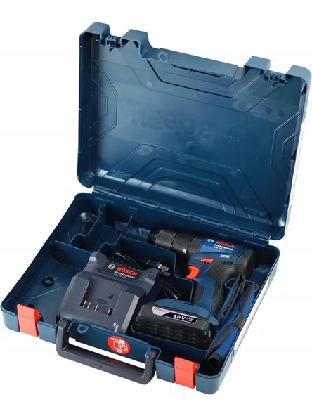 Bosch Professional GSB 185-Li 2.0 Ah Tek Akülü Kömürsüz Motor Darbeli Matkap + 23 Parça Aksesuar Set - 06019K3102 - 3