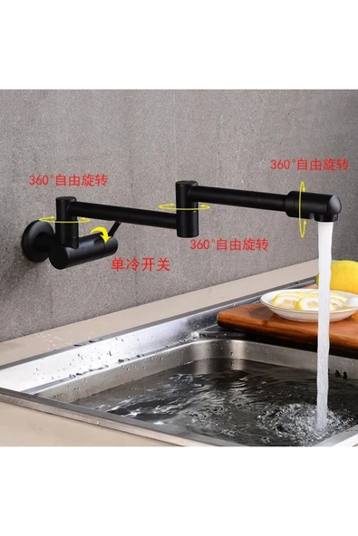 Mutfak Ocak Üstü Musluk Pot Yeni Model Yeni Model Ithal 7 Yıl Garantili - Resim 6