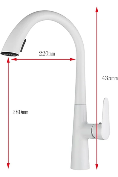 Mutfak Evye Bataryası Smart Dokunmatik Spiralli Fiskiyeli 7 Yıl Garantili İthal - Resim 5