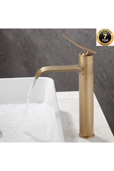 Banyo Çanak Lavabo Bataryası Antik Renk Şelale Model 7 Yıl Garantili Ithal ürün görseli