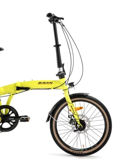 Bisan FX3600 Acera 9 Vites Katlanır Bisiklet Gri Turuncu - 2
