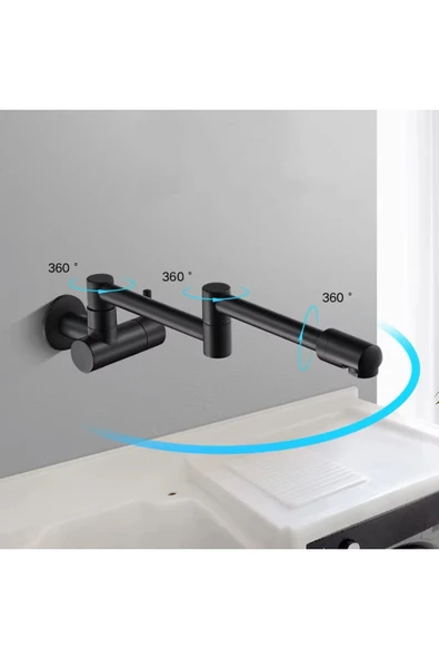 Mutfak Ocak Üstü Musluk Pot Yeni Model Yeni Model Ithal 7 Yıl Garantili - Resim 7