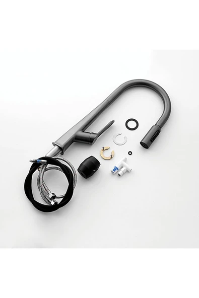 Mutfak Evye Bataryası Su Arıtma Çıkışlı 2025 Yeni Model Spiralli Ve Fiskiyeli 7 Yıl Garanti Ithal - Resim 7