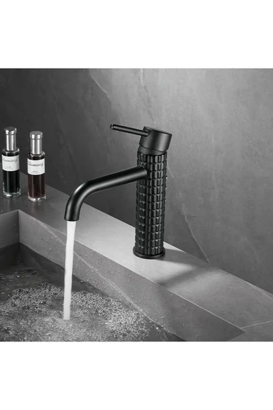 Banyo Lavabo Bataryası Siyah Renk Yeni Model 7 Yıl Garantili Ithal - 6