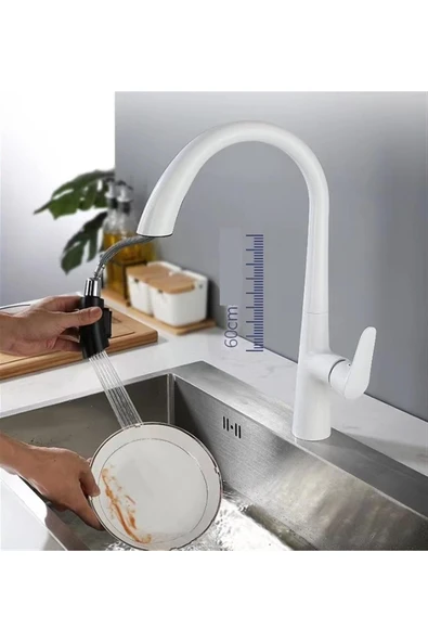 Mutfak Evye Bataryası Smart Dokunmatik Spiralli Fiskiyeli 7 Yıl Garantili İthal - Resim 3