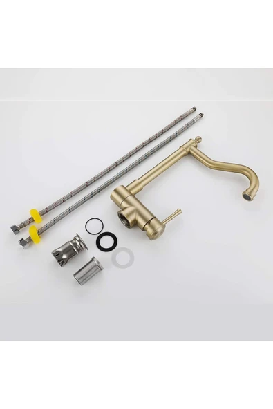 Mutfak Pencere Önü Katlanır Evye Bataryası Rustik Yeni Model 7 Yıl Garantili Ithal - Resim 6