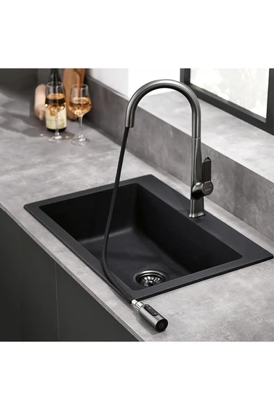 Mutfak Evye Bataryası Su Arıtma Çıkışlı 2025 Yeni Model Spiralli Ve Fiskiyeli 7 Yıl Garanti Ithal - Resim 2