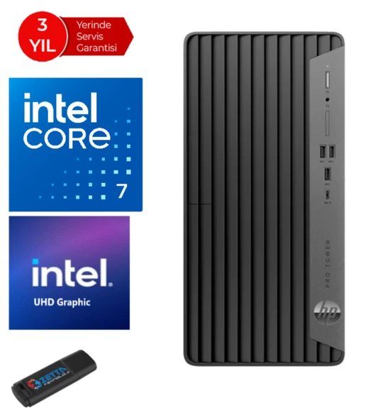 Hp 400 Pro G9 Intel Core I7-13700 48GB 512GB SSD WINDOWS11PRO Masaüstü Bilgisayar W6U4T6EAW17+ZETTAUSBBELLEK ürün görseli 1