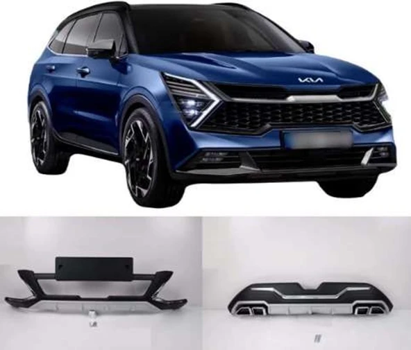 Kia Sportage 2021+ Sonrası Uyumlu Ön Arka Difüzör