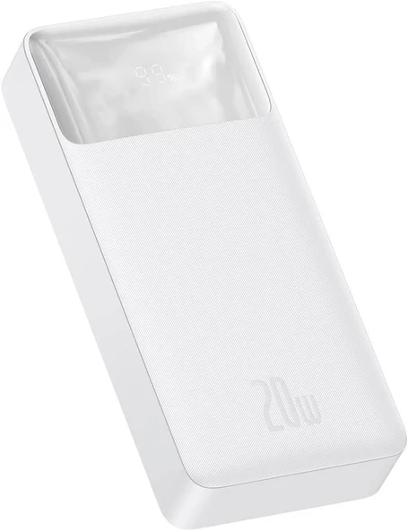 Baseus Bipow Overseas Edition Beyaz 20000 mAh Hızlı Şarj Powerbank - Teşhir