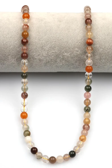 Rutil Kuvars Doğaltaş Dizi 6 mm Küre Kesim - Resim 2