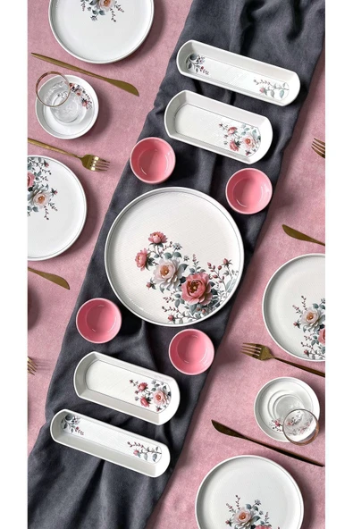 QUEEN  6 Kişilik 21 Parça Kahvaltı Takımı - 2